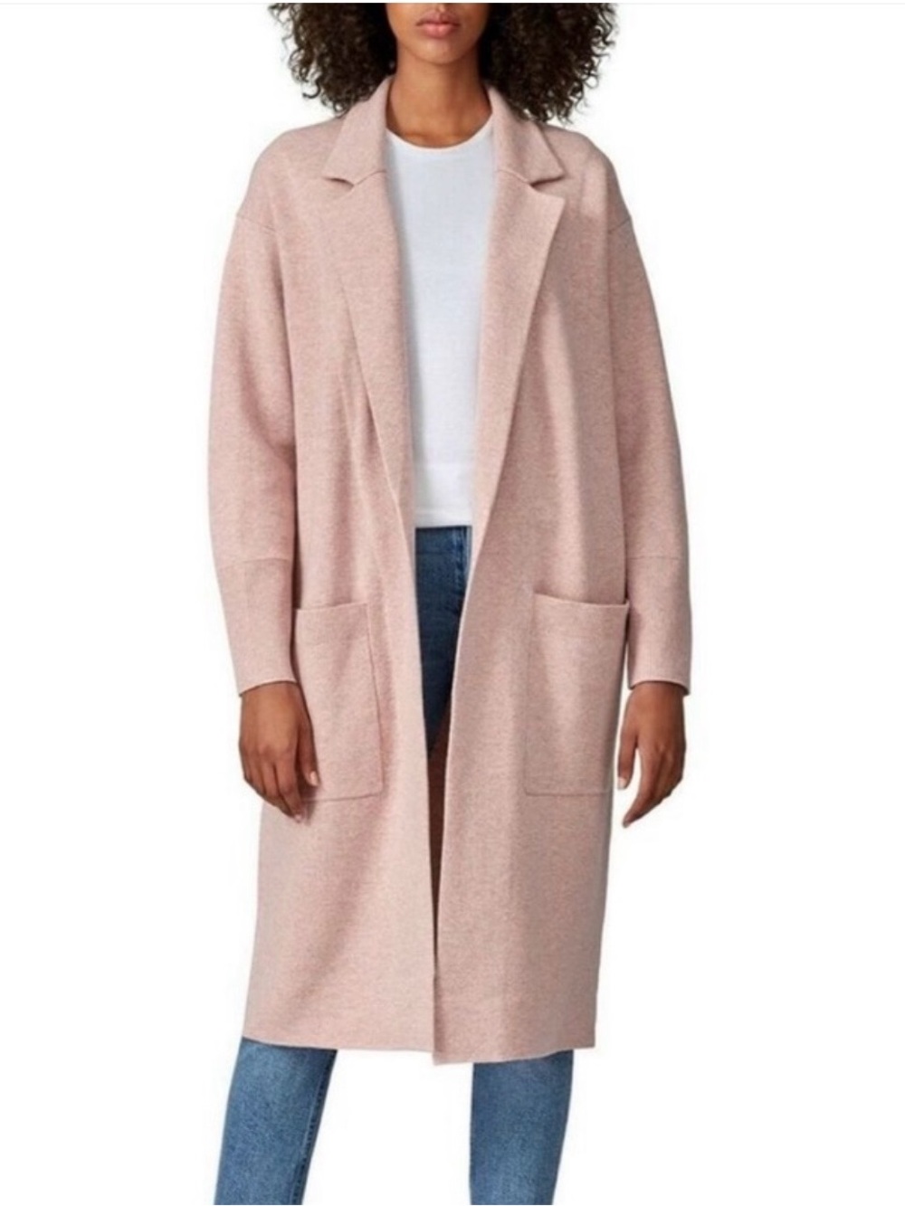 J. Crew Ella Cotton Wool Long Sweater Coat Coatigan Cardigan - Size XL